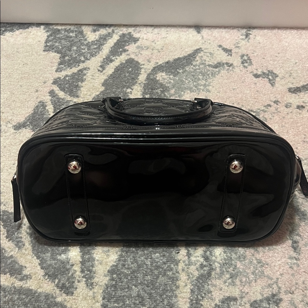 Hello Kitty Black Patent Dome Satchel - Picture 5 of 5